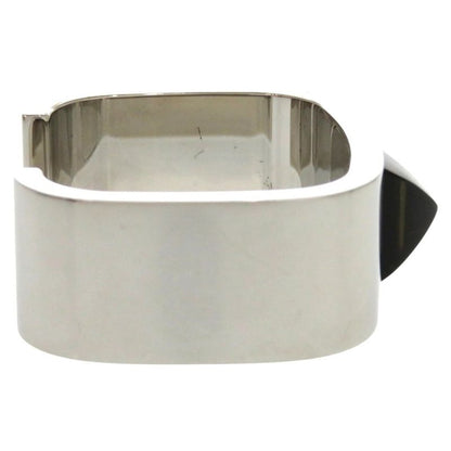 Hermes Medor Metal Black Silver Hardware Black Bangle 1630 Hermes