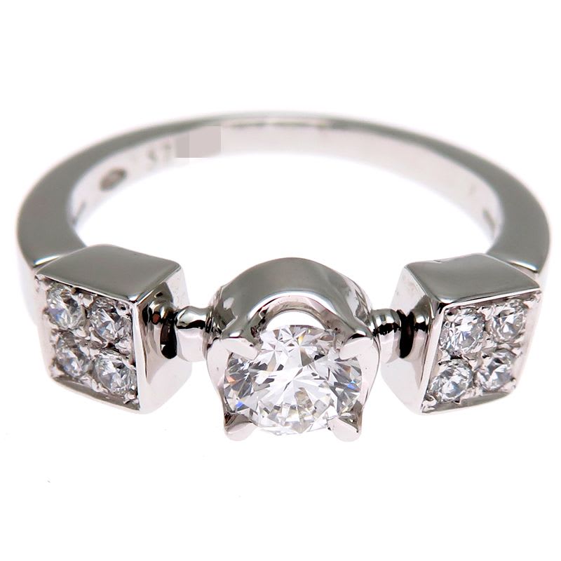 Bvlgari White Gold Diamond Engagement Ring