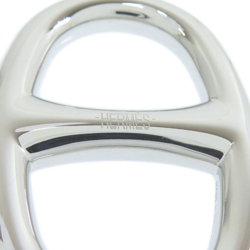 Hermes Chaine D'ancre Scarf Ring Metal Women