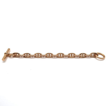 Unused Hermes Chaine D'ancre MM Bracelet 15 Frames 15 Links Au750 18K