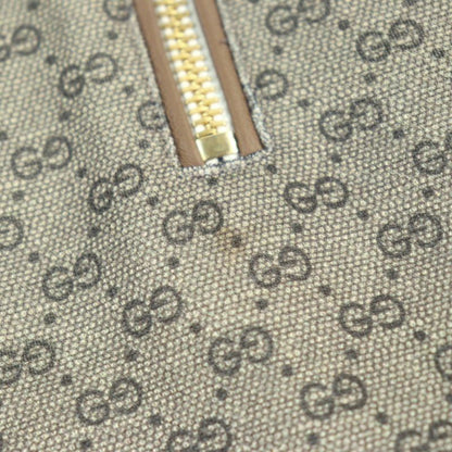 Gucci 655153 Mini GG Jersey Sherry Line Interlocking G Half Zip Hoodie Beige M