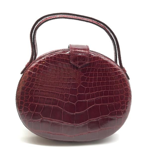 Loewe Leather Croco 2-Way Hand Bag