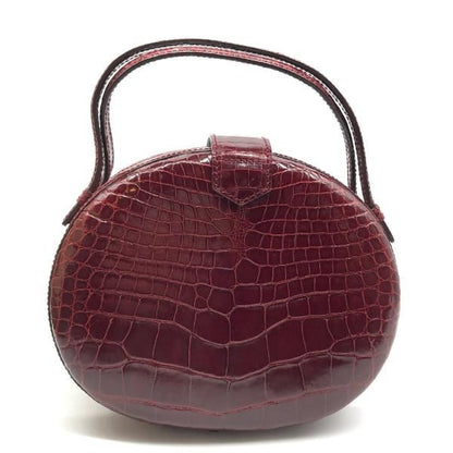 Loewe Leather Croco 2-Way Hand Bag
