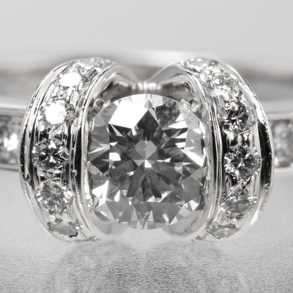 Tiffany & Co Ribbon Solitaire 0.40ct Vvs2/i/2ex Pt950platinum × Diamond #6