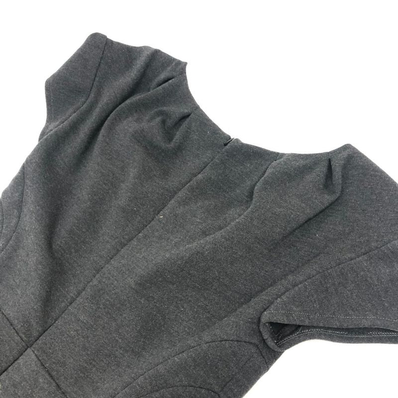 Christian DIOR Dress 7a12066010 Wool Gray