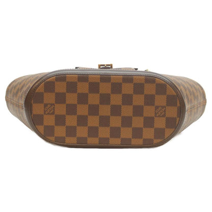 Louis Vuitton 08 N51121 Damier Manosque PM Tote Bag Brown Ladies