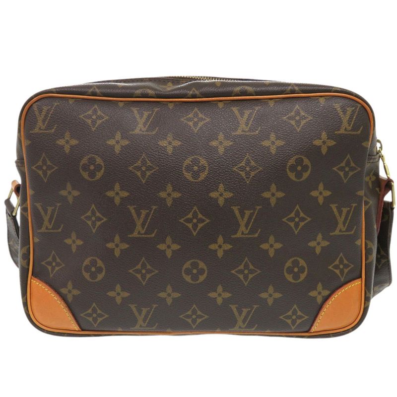 Louis Vuitton Nile Monogram M45244 Brown Shoulder Bag LV 0392 Louis Vuitton