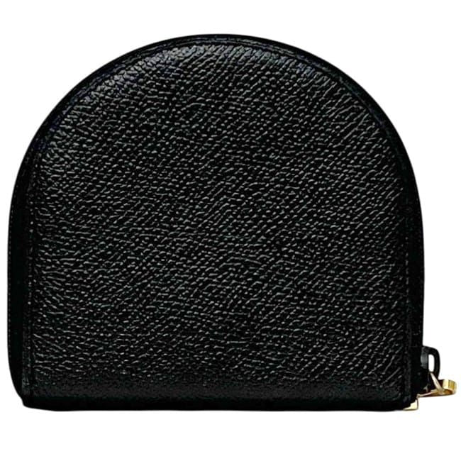 Yves Saint Laurent Coin Case Black Coin Purse Excellent Condition Leather