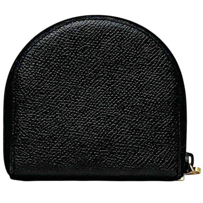 Yves Saint Laurent Coin Case Black Coin Purse Excellent Condition Leather