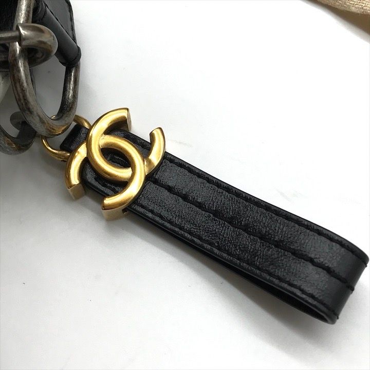 Chanel CC Logo Quilted Gabriel 2-Way White Bicolor Purse