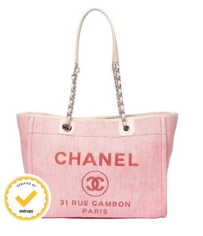 Chanel Tote Shoulder Bag Silver