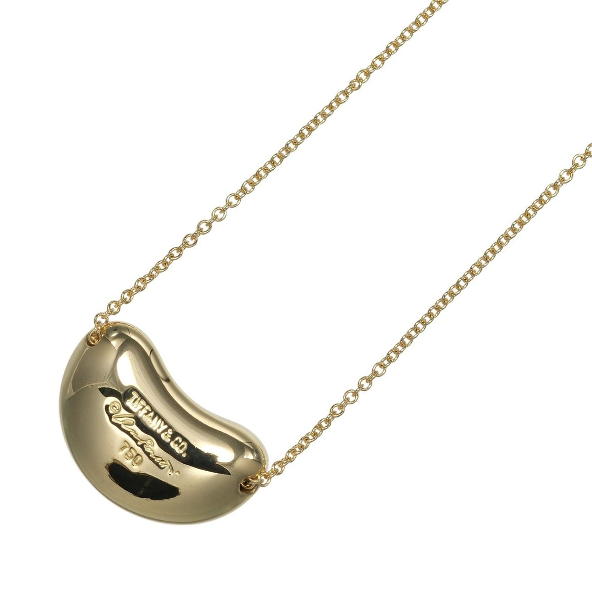 Tiffany & Co Bean 18K Yellow Gold Necklace — view 3