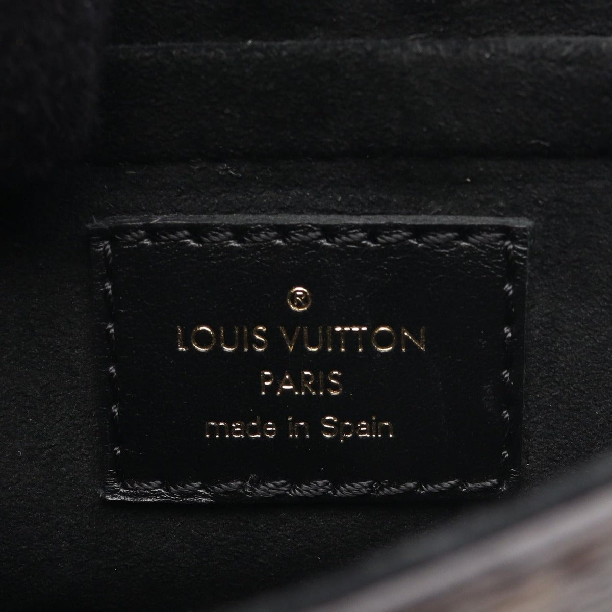 Louis Vuitton Handbag Camera Box Noir Black Canvas Leather — view 4