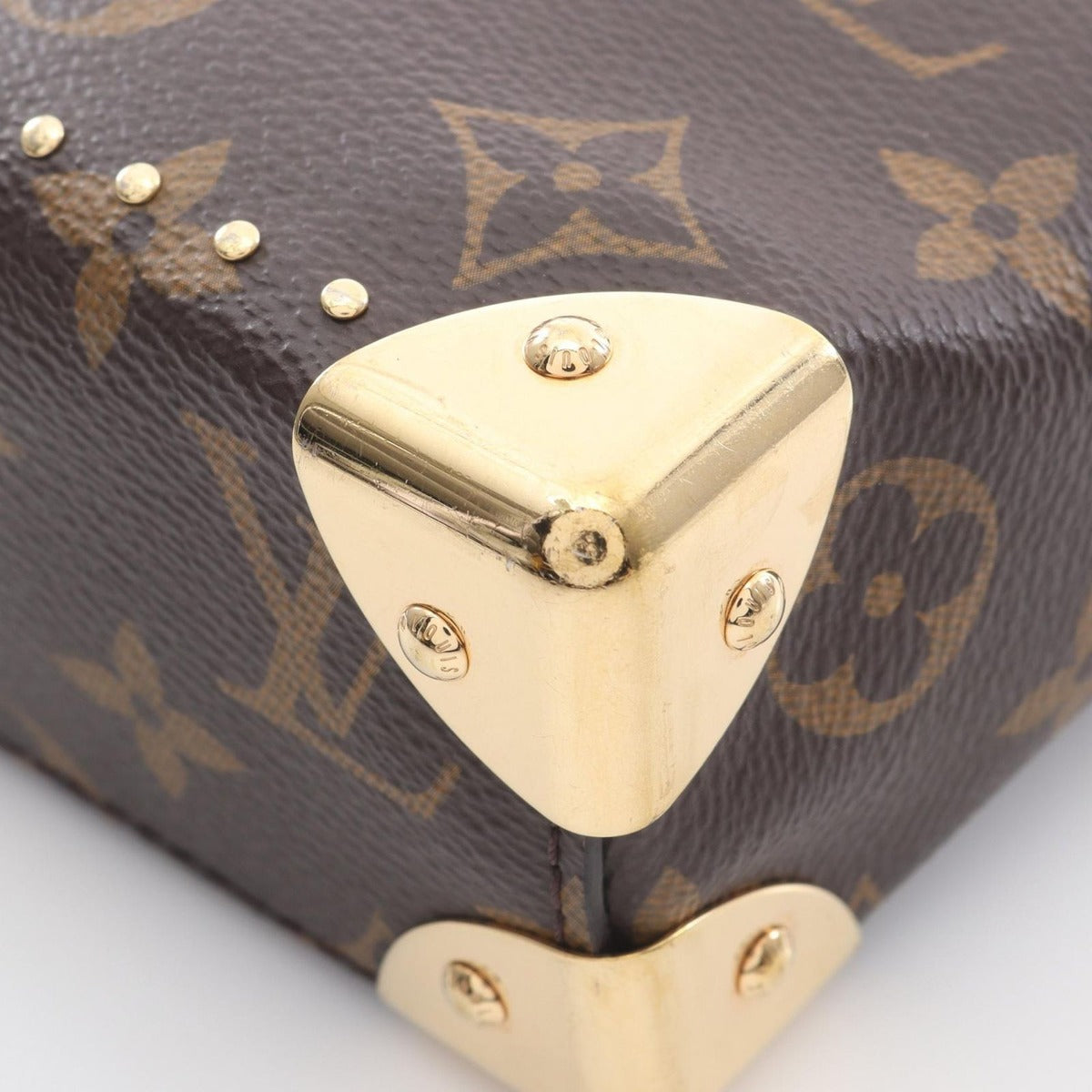 Louis Vuitton Handbag Camera Box Noir Black Canvas Leather — view 6