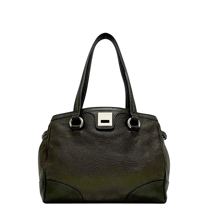 Celine Tote Bag Brown Excellent Condition Leather Preowned Celine