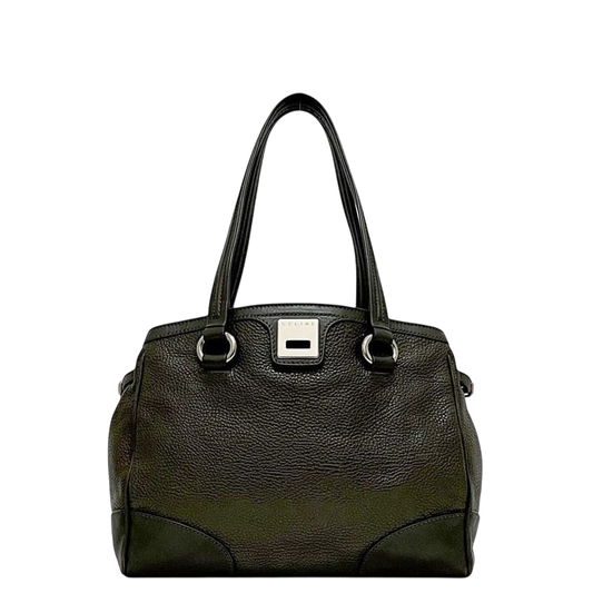 Celine Tote Bag Brown Excellent Condition Leather Preowned Celine