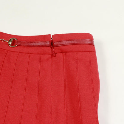 Gucci Skirt Pleated Wool — view 5