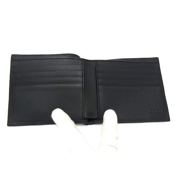Fendi Zucca Folded Wallet in Red and Black Fh2646 — view 3