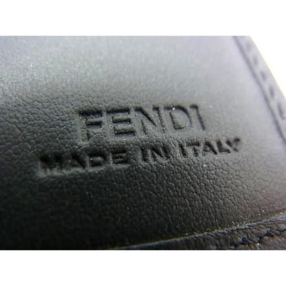 Fendi Zucca Folded Wallet in Red and Black Fh2646 — view 5