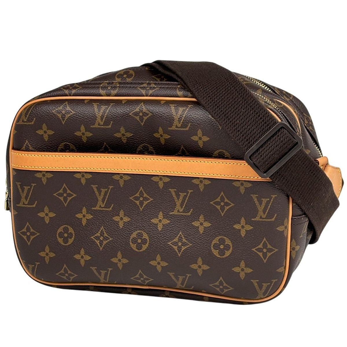 Louis Vuitton Reporter PM Crossbody Shoulder Bag Monogram Brown