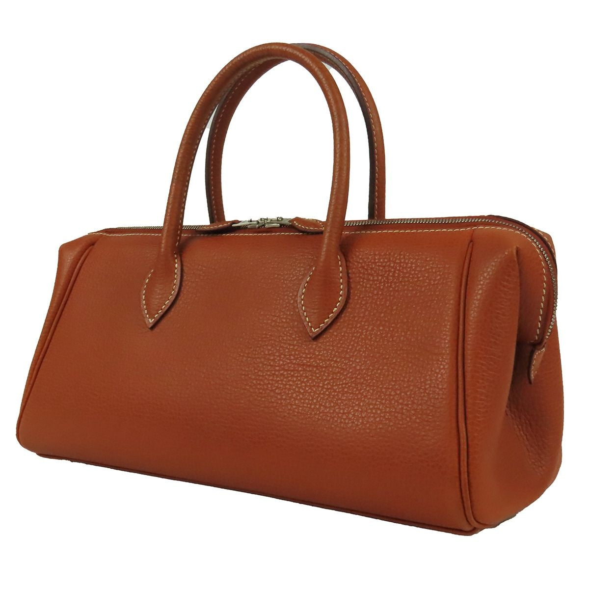 Hermes Paris Bombay 27 Brick Silver Ardennes Handbag — view 2