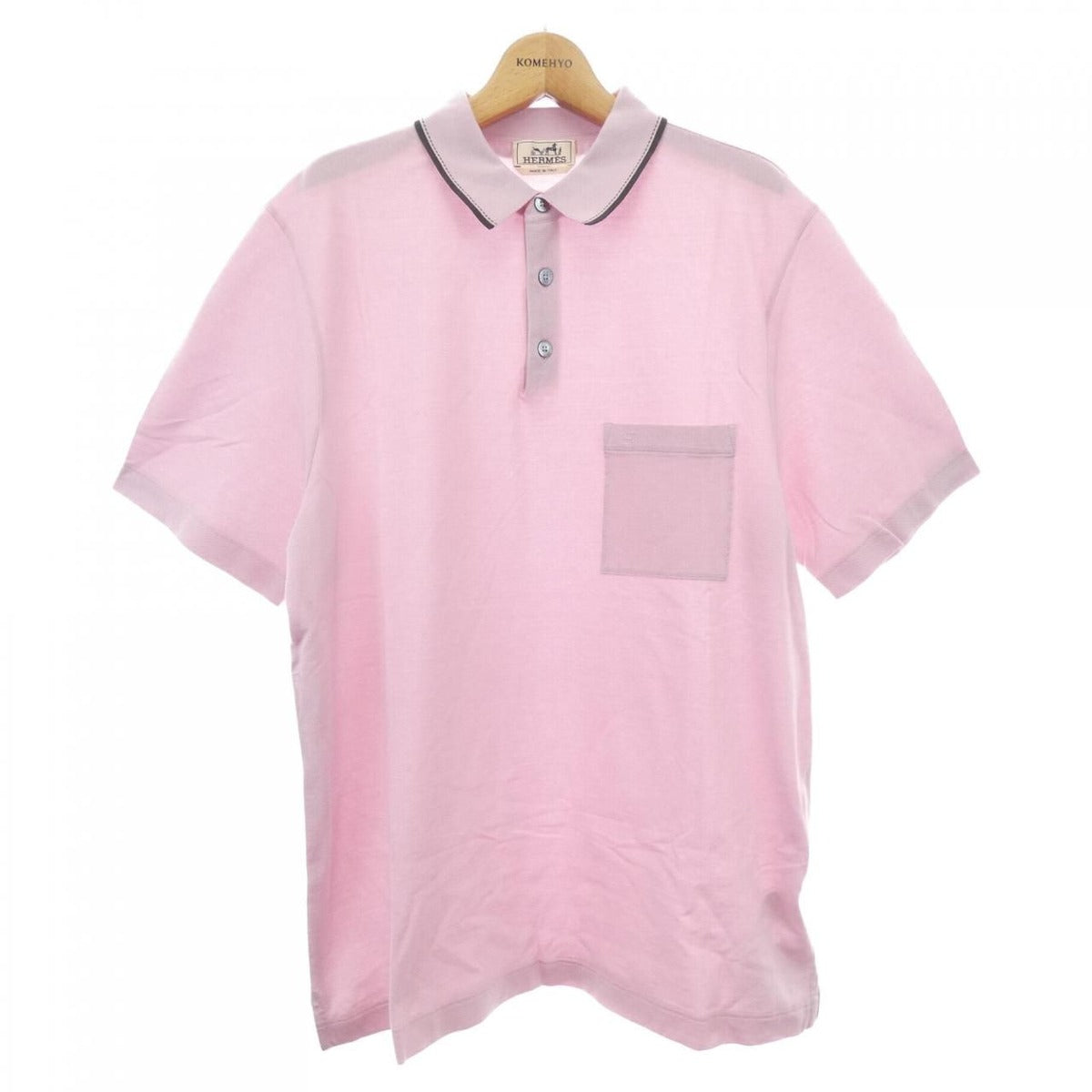 Hermes Polo Shirt Pink XL
