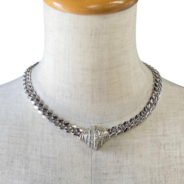 Christian DIOR Necklace Choker Necklace Jewelry Accessories Vintage Metal