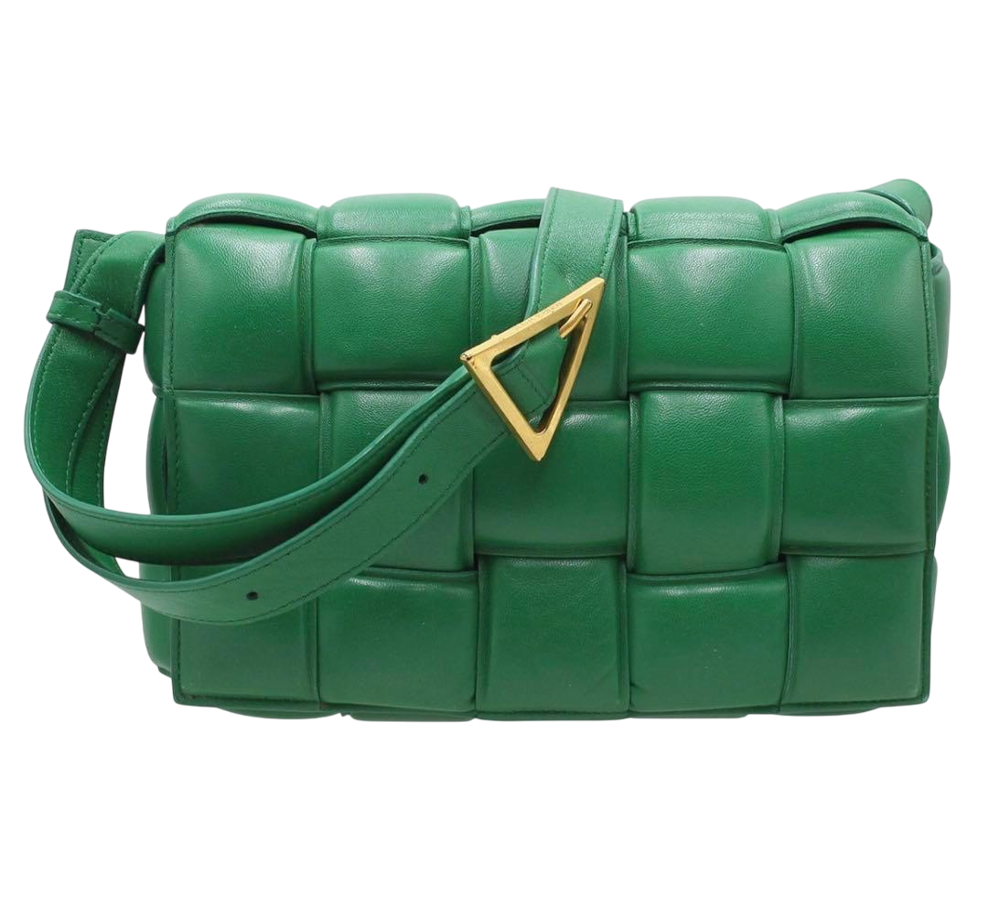 Bottega Veneta Padetto Cassette Leather Shoulder Bag