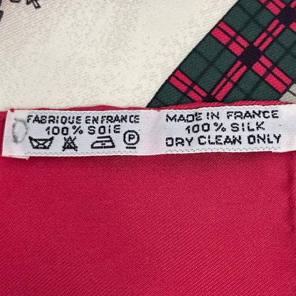 Hermes Carre 90 Postal Coach Lhiver EN Poste Scarf Silk Red