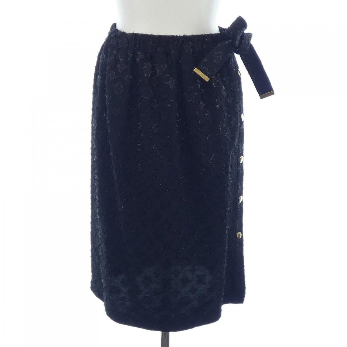 Louis Vuitton Monogram Filk Peraps Skirt