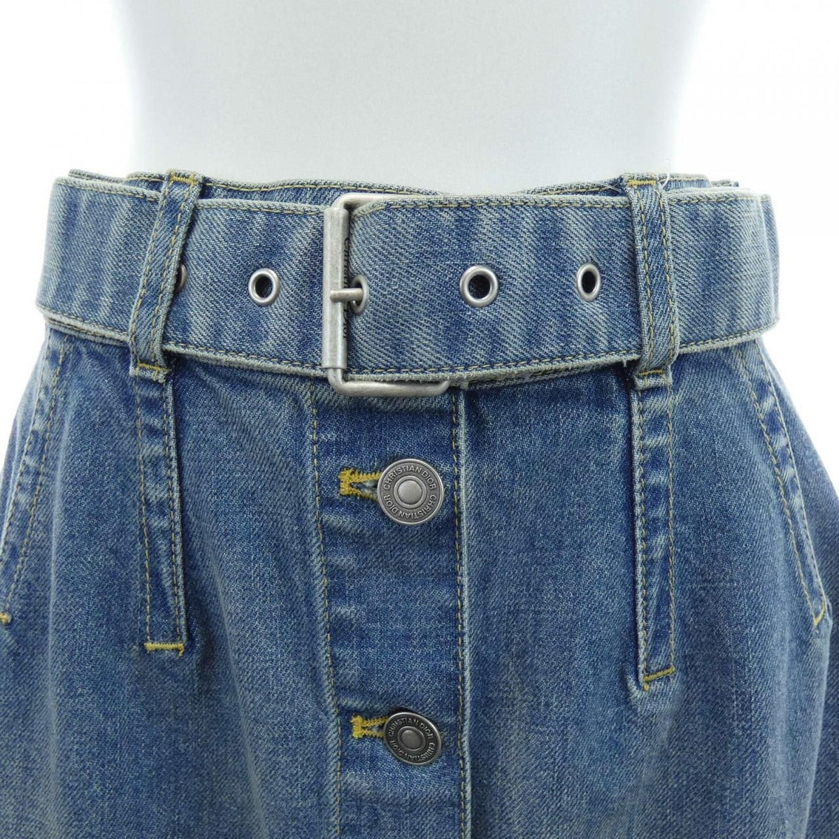 Christian Dior Flair Midi Oblique Skirt — view 5