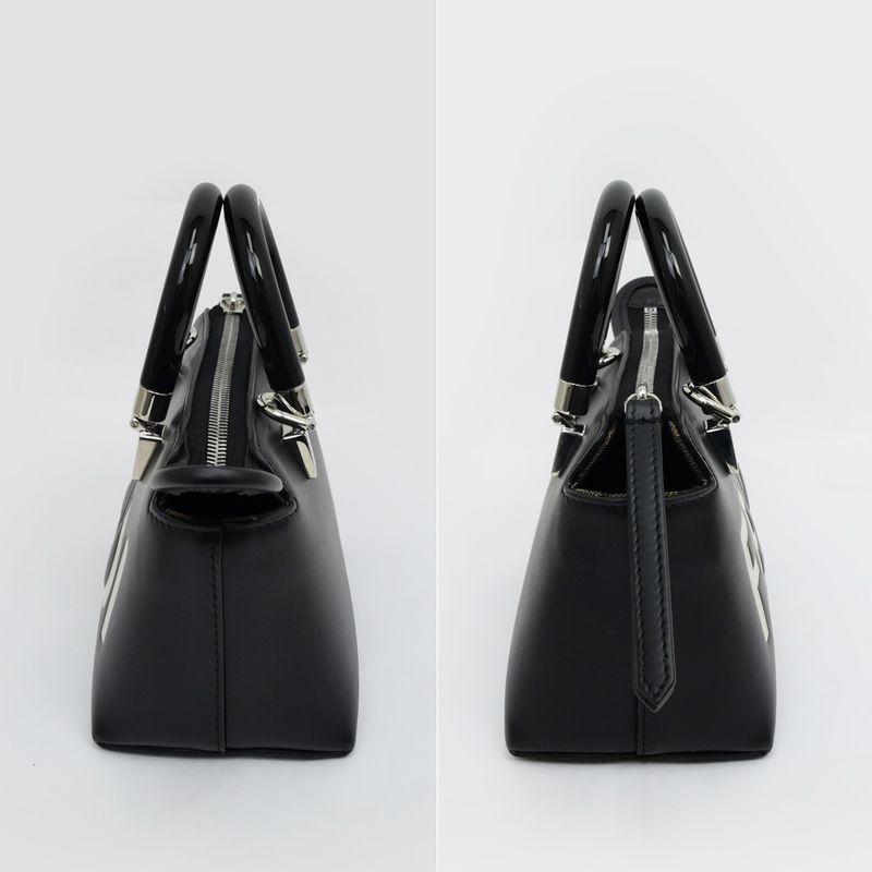 Fendi By The Way Mini 8bs067 ABVL F1l2z Black Hand Shoulder Bag 2way