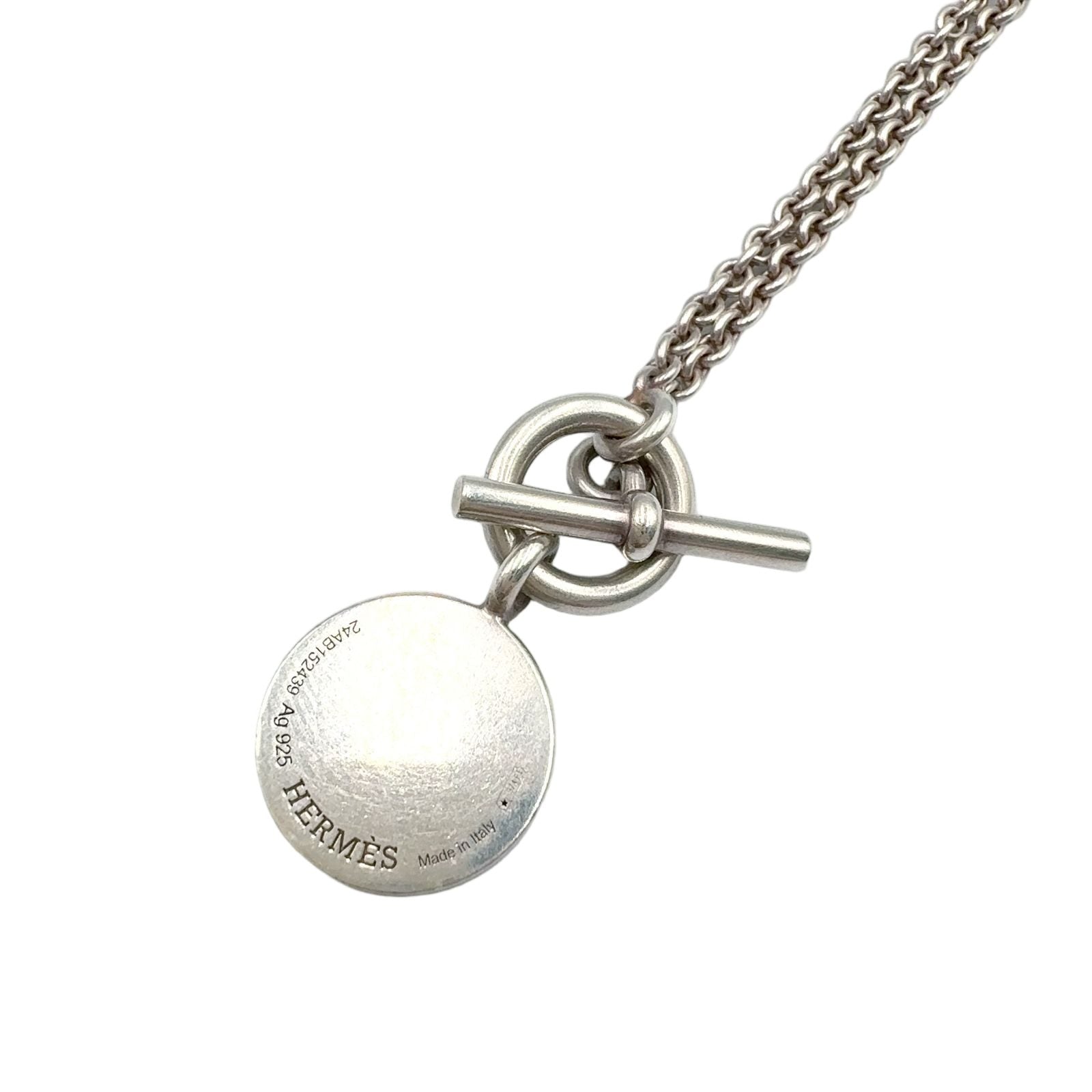 Hermes Amulet Series Exlibris Silver Necklace — view 2