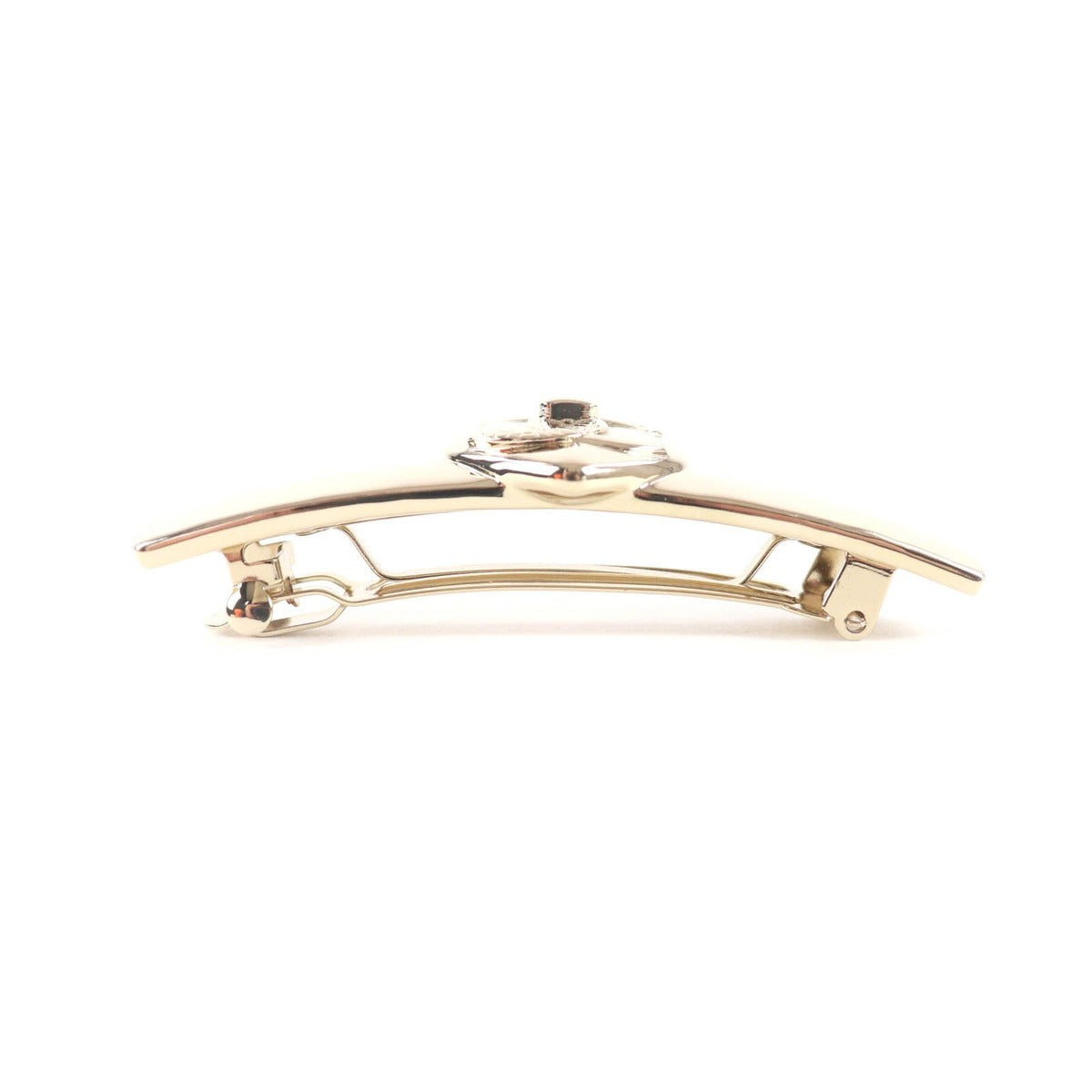 Chanel B22 B Ab9124 Coco Mark Heart Barrette Hair Accessory — view 4
