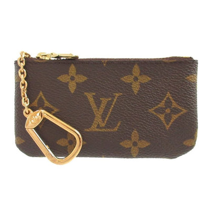 Louis Vuitton Monogram Pochette Cles Brown Coin Case Wallet 0945