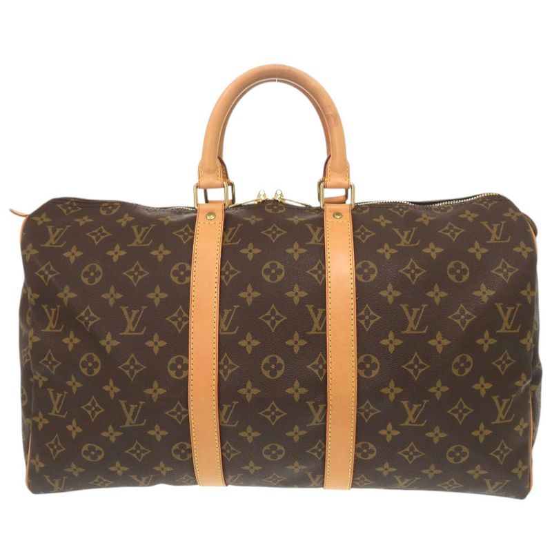 Louis Vuitton Keepall 45 Monogram M41428 Brown Boston Bag LV 0758 Louis Vuitton