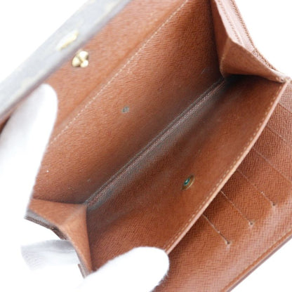 Louis Vuitton Porte Trésor Étui Papier M61202 Monogram Canvas Brown Sp1000