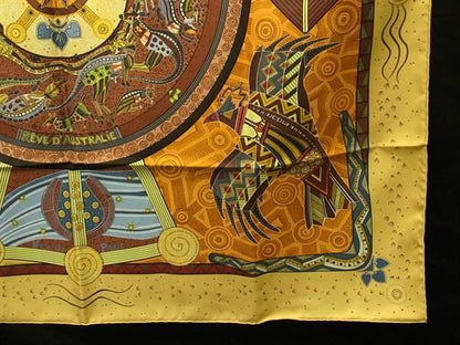 Hermes REVE D&#039;australie [dream Of Australia] Carré 90 Silk Scarf Shawl