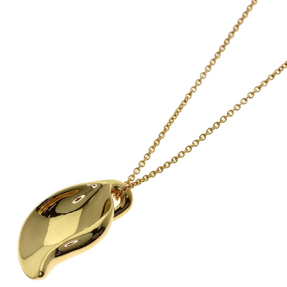 Tiffany & Co Leaf Necklace 18k Yellow Gold