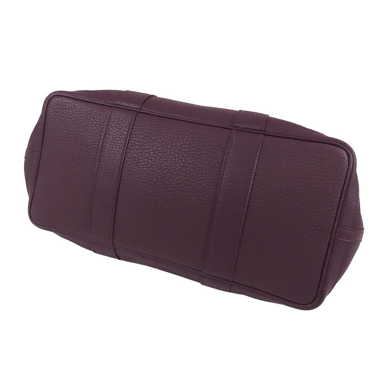 Hermes Garden Party PM Cassis Silver Fjord Handbag — view 3