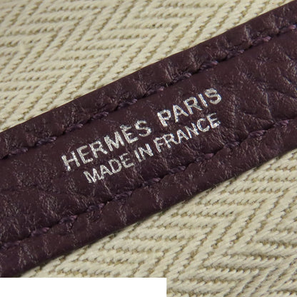 Hermes Garden Party PM Cassis Silver Fjord Handbag — view 6