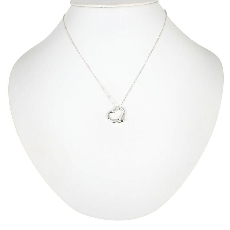 Tiffany & Co 925 Open Heart Pendant Necklace