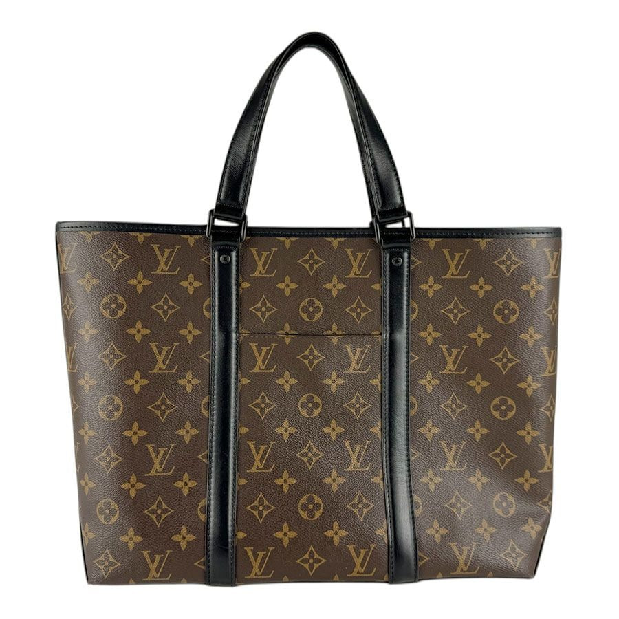 Louis Vuitton Shoulder Bag Monogram Macassar Weekend Tote PM