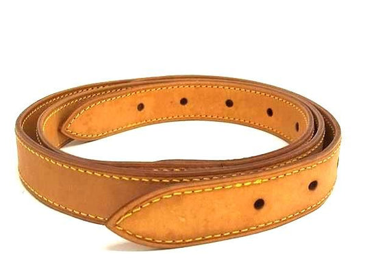 Louis Vuitton Leather Shoulder Strap For Bag Shoulder Strap Men Women Brown