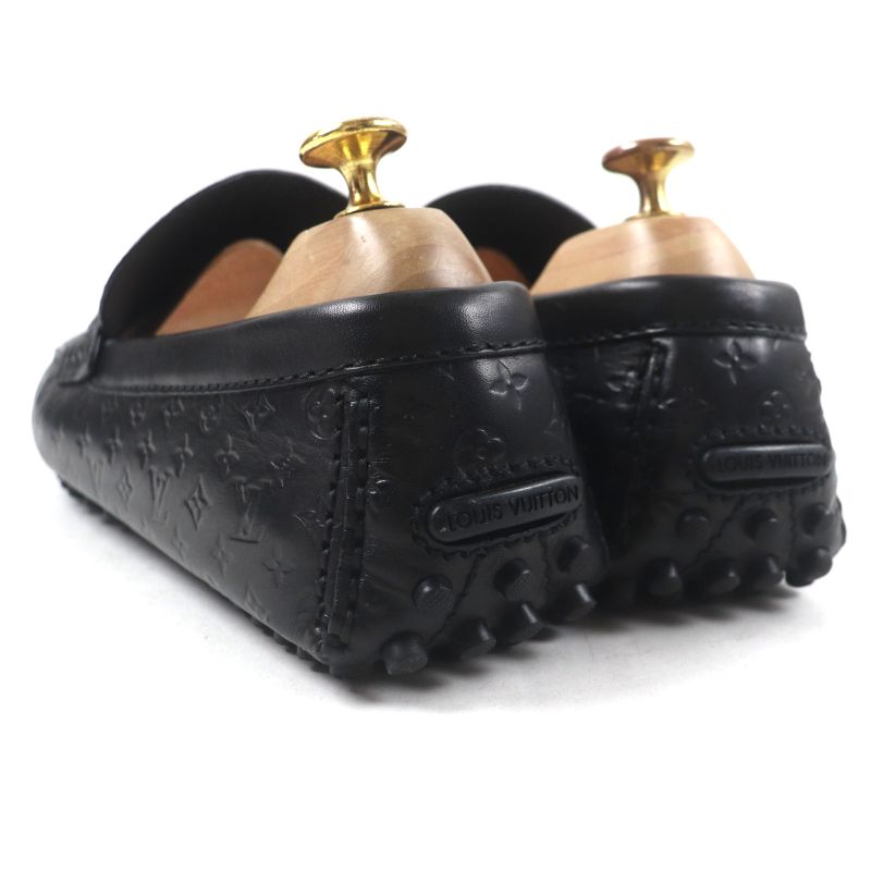  Louis Vuitton 2023 Hockenheim Line Leather Monogram Loafer With LV Logo