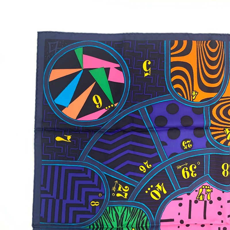 Hermes Carre 90 Jeu De Soie Silk Game
