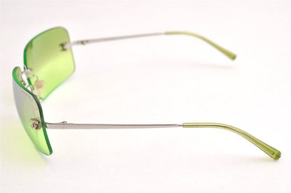 Chanel Sunglasses CC Logo Coco Mark Titanium 4017 Light Green 3238n