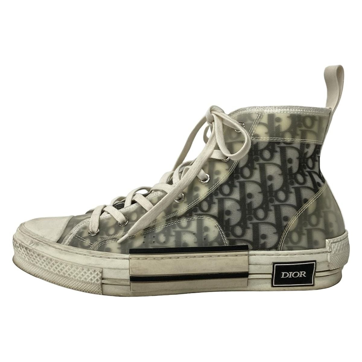 Dior Sneakers 43 High Top Cut Oak