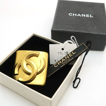 Chanel Brooch 96P Coco Mark Diamond Square Vintage GP A06627 1996 With Box Etc