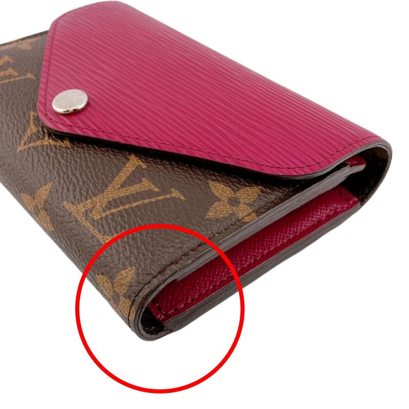 Louis Vuitton M60494 Monogram Portefeuille Marillet Compact Trifold Wallet With